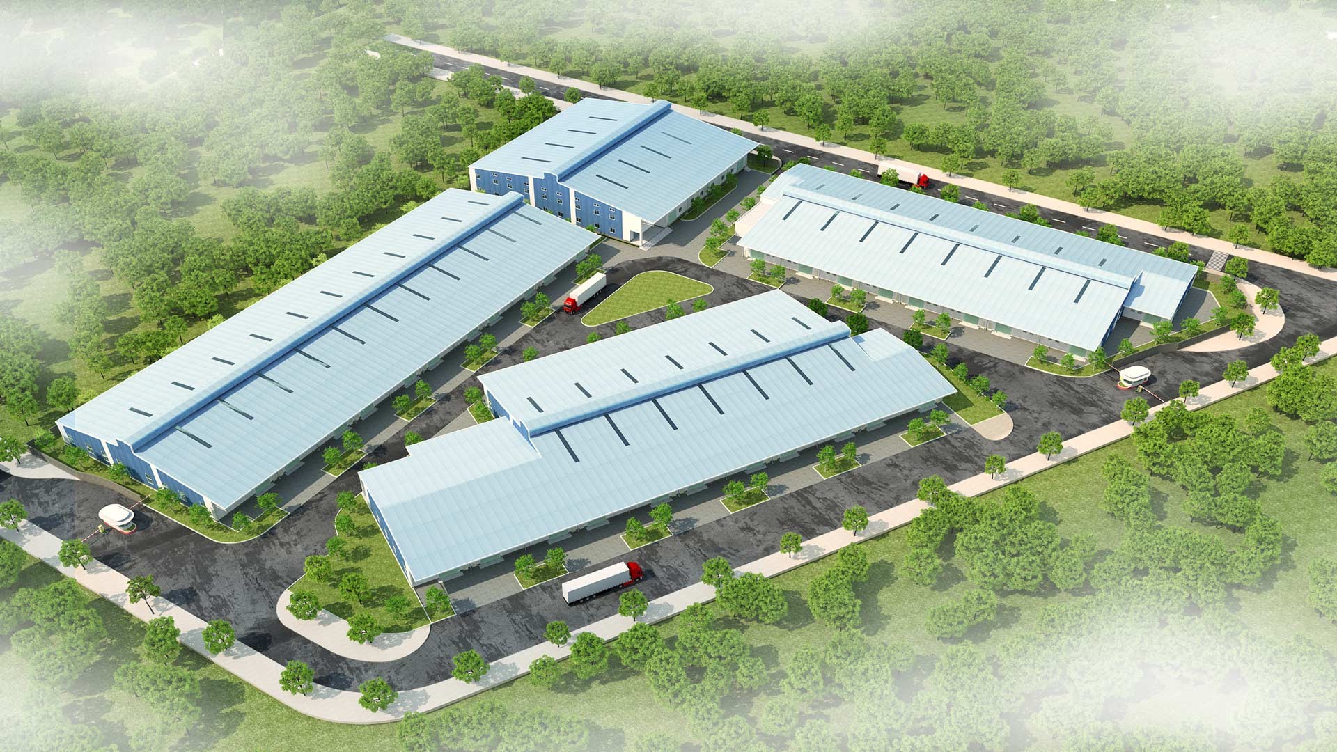 Khu nhà xưởng dịch vụ cho thuê Kizuna nằm trong các khu công nghiệp lớn ở Việt Nam
